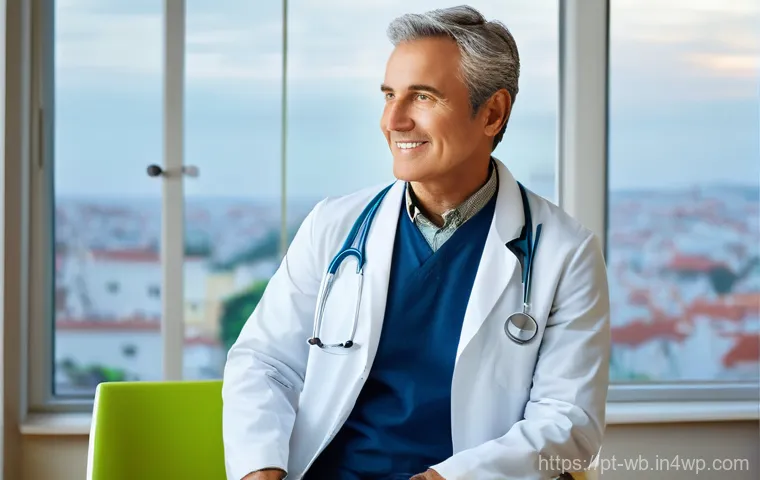 내러티브 의학의 도전 과제 - **Prompt 1: Empathetic Doctor-Patient Connection**
    "A compassionate female doctor, mid-40s, with...